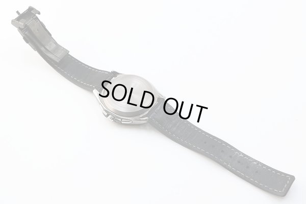 シチズン　サテライトウェーブ　ＣＣ９０１５－０３Ｅ　黒文字盤　革ベルト状態　裏面