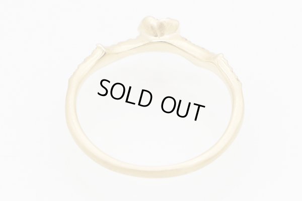 セイレーン　アズーロ K18 ダイアイリリング 0.15ct 0.01ct 1.90g　内側