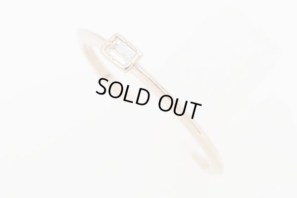 アーカー　K18PG ダイアイリリング0.03ct 1.00g　サイド