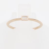 アーカー　K18PG ダイアイリリング0.03ct 1.00g