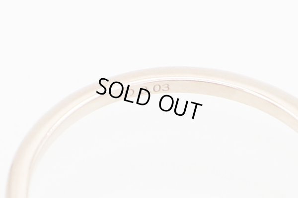 アーカー　K18PG ダイアイリリング0.03ct 1.00g　刻印(2)