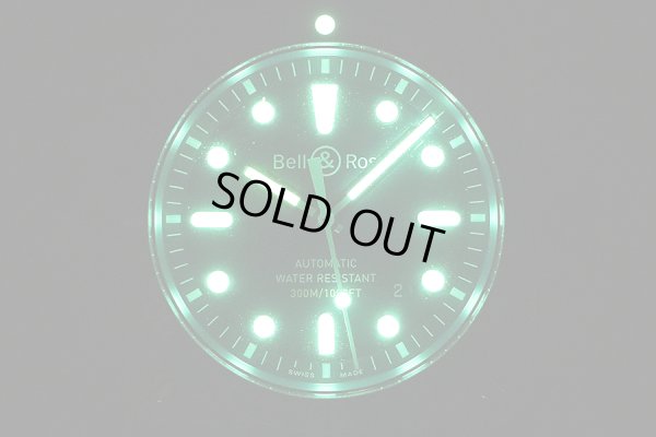 ベル＆ロス　アビエーション　ＢＲ０３－９２　ＤＩＶＥＲ　紺文字盤　ライト暗闇