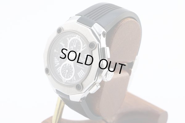 ボーム＆メルシエ　リビエラＳマグナム　クロノグラフ　ＭＯＡ０８７５５　黒文字盤　サイド