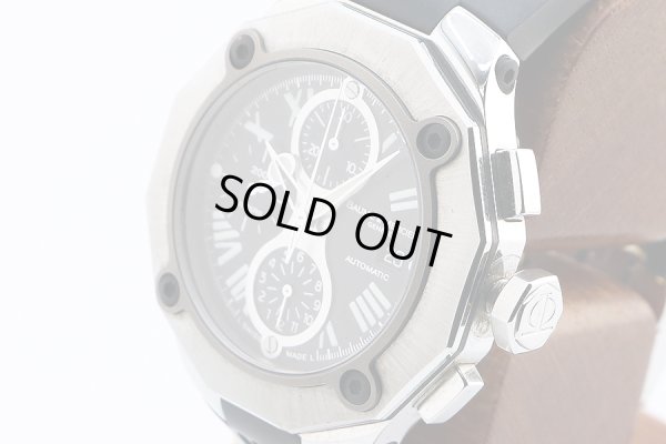 ボーム＆メルシエ　リビエラＳマグナム　クロノグラフ　ＭＯＡ０８７５５　黒文字盤　サイド拡大