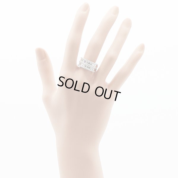 PT900 ダイアイリリング 2.48ct 9.10g　装着イメージ