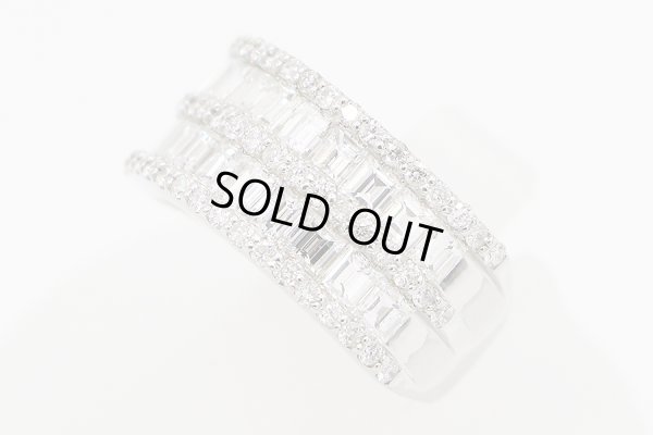 PT900 ダイアイリリング 2.48ct 9.10g　サイド