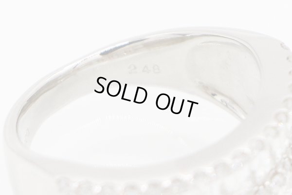 PT900 ダイアイリリング 2.48ct 9.10g　刻印(2)