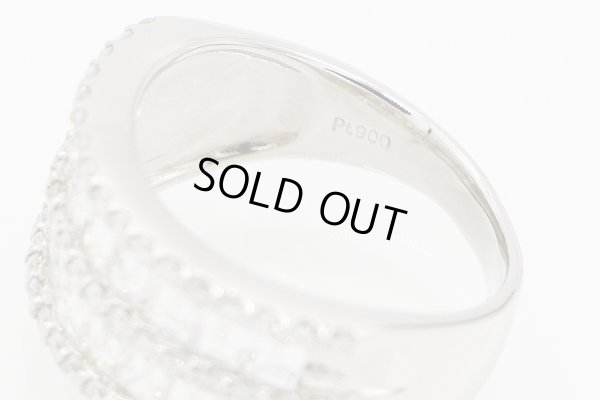 PT900 ダイアイリリング 2.48ct 9.10g　刻印