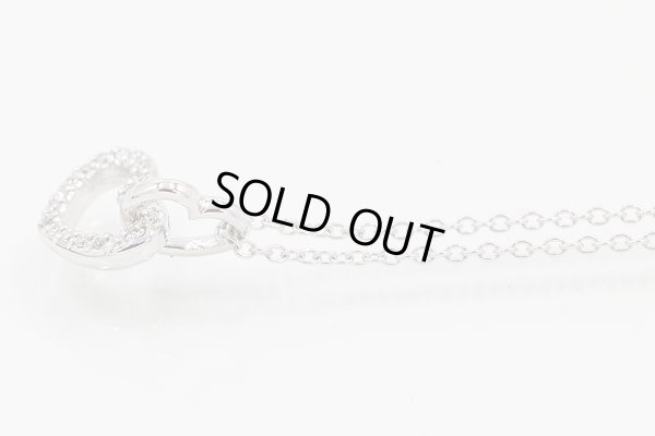 ポンテヴェキオ　K18WG ダイアイリペンダントネックレス 0.10ct 4.00g　サイド