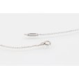ティファニー　PT950 ソリティア　ダイアイリペンダントネックレス 0.33ct 2.60g　留め具外したイメージ