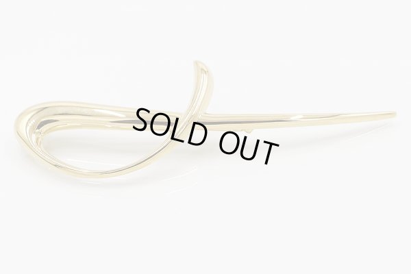 ミキモト K18 ブローチ 12.20g　サイド