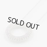 ティファニー　750WG メトロ3ロウ ダイアイリネックレス 4.10g