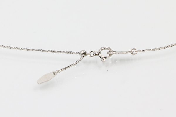 ヴァンドーム　PT850/950 ダイアイリペンダントネックレス 0.27ct 2.80g　留め具