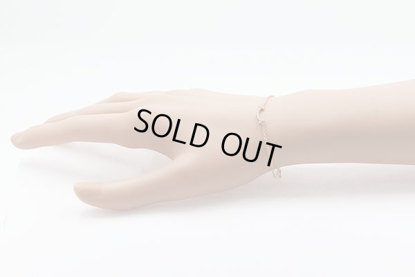 ティファニー　750PG スマイル ダイアイリブレスレット 1.60g　装着イメージ