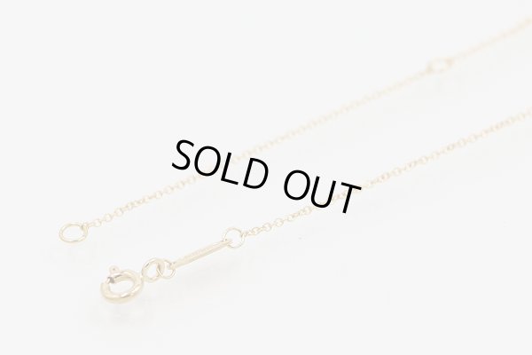 ティファニー　750YG ミニダブルハートタグペンダントネックレス 4.00g　留め具外したイメージ(2)