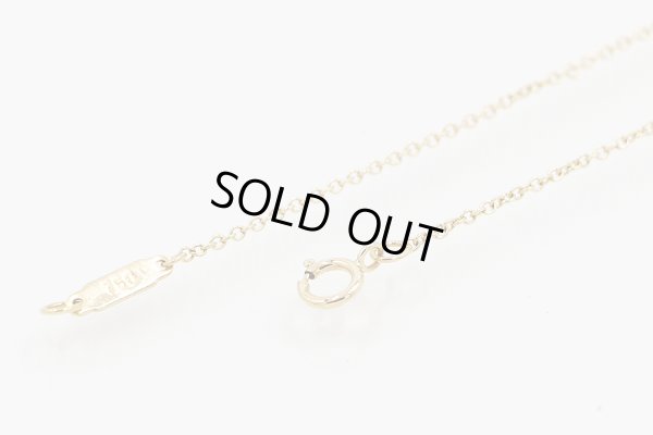 ティファニー　PT950/750YG クルーシフォーム ダイアイリペンダントネックレス 2.20g　刻印(2)