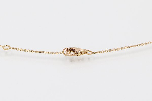 シャネル　750PG カメリア ダイアイリネックレス J11660 4.10g　留め具