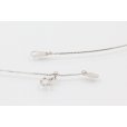 ヴァンドーム　PT850/950 ダイアイリペンダントネックレス 0.27ct 2.80g　留め具外したイメージ