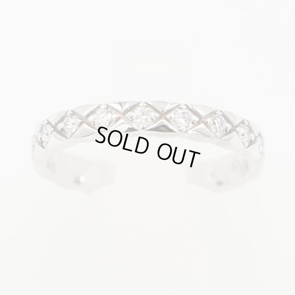 シャネル　750WG ココ クラッシュリング J11871 3.40g 