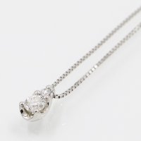 ヴァンドーム　PT850/950 ダイアイリペンダントネックレス 0.27ct 2.80g