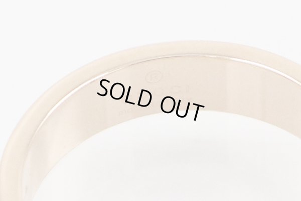 グッチ　750PG アイコンリング 3.60g　刻印