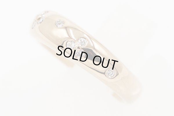 ４℃　K18PG ダイアイリリング 5.60g　サイド