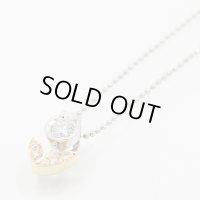 木内 賢治　PT850/900/K18 ダイアイリペンダントネックレス 0.382ct 0.09ct 5.90g