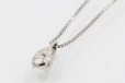 ヴァンドーム　PT850/950 ダイアイリペンダントネックレス 0.27ct 2.80g　裏面