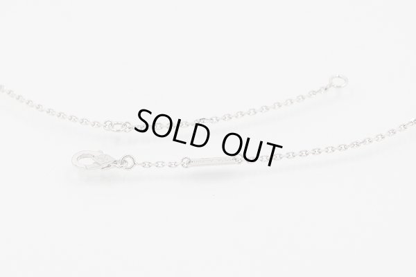 ヴァンクリーフ＆アーペル　750WG ヴィンテージ アルハンブラ ペンダント VCARF48700 5.30g　留め具外したイメージ