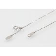 ヴァンドーム　PT850/950 ダイアイリペンダントネックレス 0.27ct 2.80g　留め具外したイメージ(2)