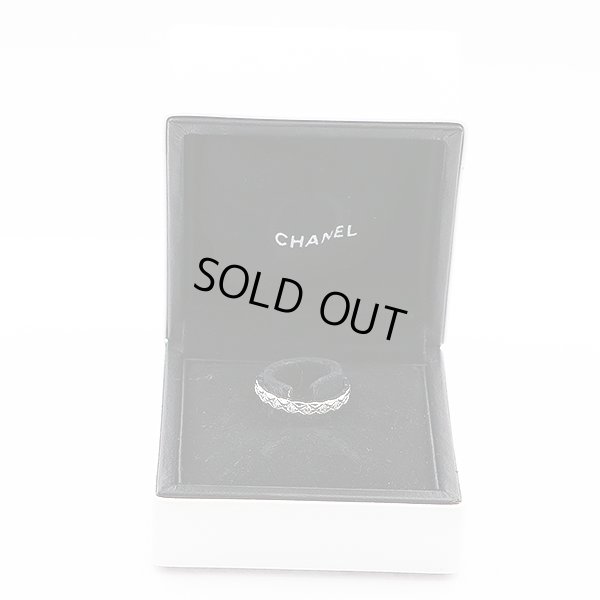 シャネル　750WG ココ クラッシュリング J11871 3.40g 　箱