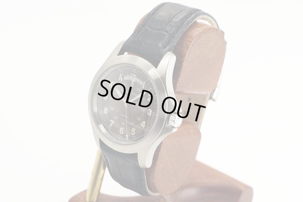 ハミルトン　カーキ　デイデイト　Ｈ６４４５１０　ガンメタル文字盤　サイド