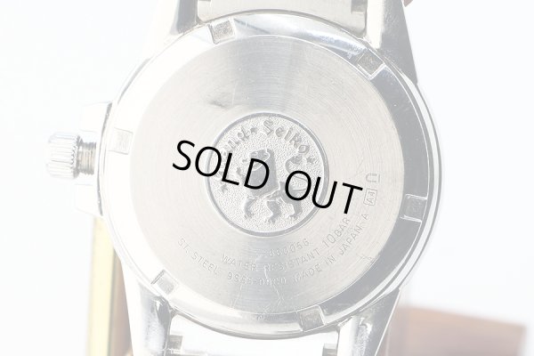 グランドセイコー　ＳＢＧＲ０２９　アイスブルー文字盤　９Ｓ５５－００Ｃ０　裏面拡大