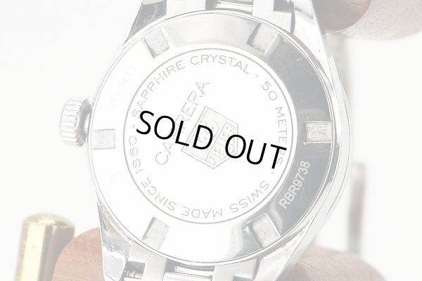 タグホイヤー　カレラ　ＷＶ１４１１　シェル文字盤　１２Ｐ　裏面拡大