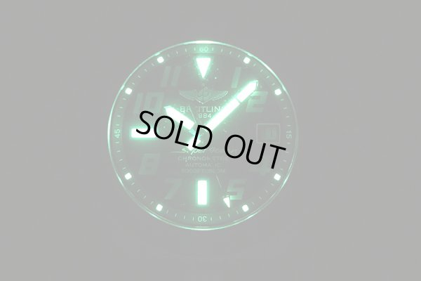 ブライトリング　スーパーオーシャンII４２　Ａ１７３６４　黒文字盤　ライト暗闇