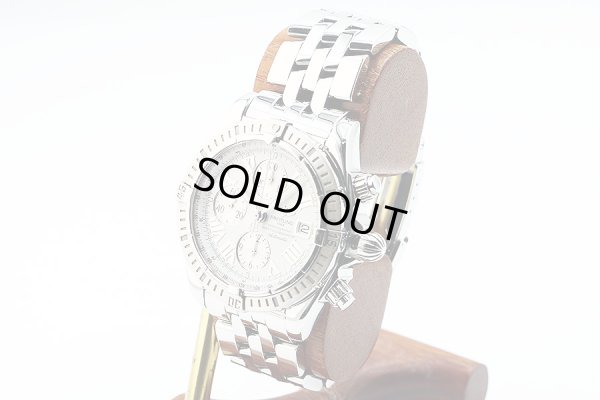 ブライトリング　クロノマット　エボリューション　Ａ１３３５６　白文字盤　サイド