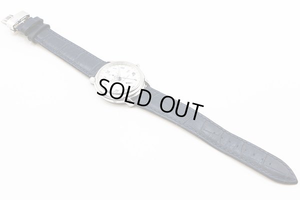 モーリス・ラクロア　レ・カランドリエ　ＰＴ６１６８　銀文字盤　革ベルト状態　表面