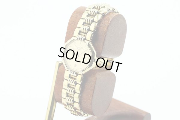 ディオール　スゥィング　オクタゴン　Ｄ４８－１５３　金色文字盤　サイド