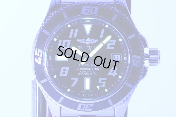 ブライトリング　スーパーオーシャンII４２　Ａ１７３６４　黒文字盤　ライト