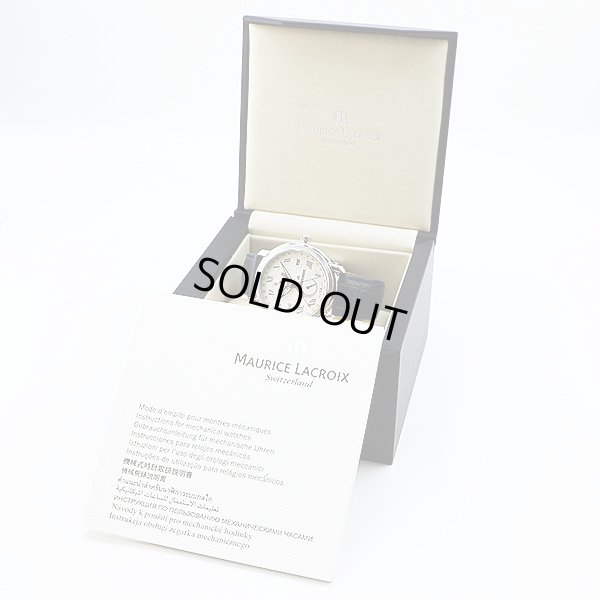 モーリス・ラクロア　レ・カランドリエ　ＰＴ６１６８　銀文字盤　箱・保証書