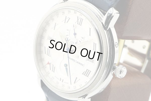 モーリス・ラクロア　レ・カランドリエ　ＰＴ６１６８　銀文字盤　サイド拡大