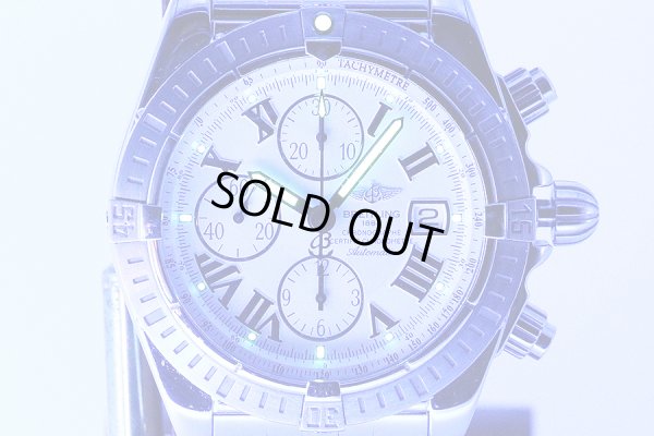 ブライトリング　クロノマット　エボリューション　Ａ１３３５６　白文字盤　ライト