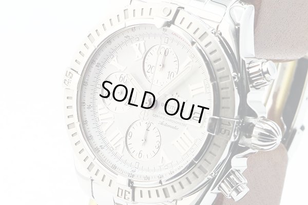 ブライトリング　クロノマット　エボリューション　Ａ１３３５６　白文字盤　サイド拡大