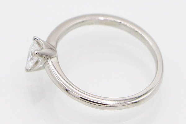 PT950 ダイアイリリング 0.318ct 4.20g