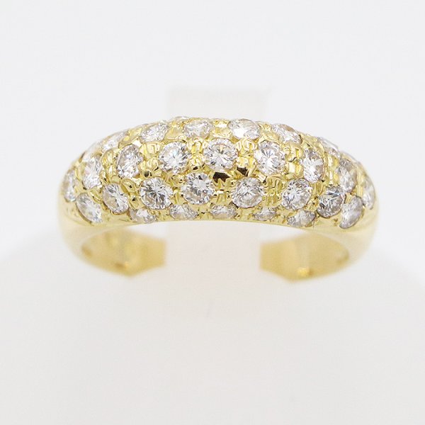 K18 ダイアイリリング 1.35ct 4.30g