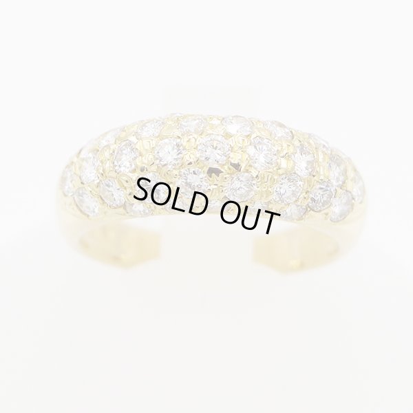 K18 ダイアイリリング 1.35ct 4.30g