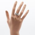 PT900 ダイアイリリング 1.05ct 6.60g　装着イメージ