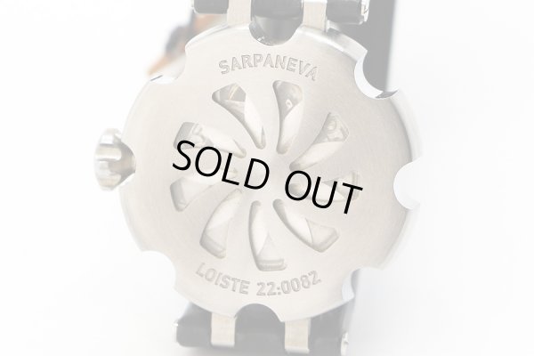 サルパネヴァ　Ｌｏｉｓｔｅ ２２　黒文字盤　裏面拡大