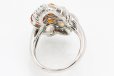 PT900 マルチオパールトルマリンダイアイリリング 2.12ct 0.31ct 0.06ct 11.00g　内側
