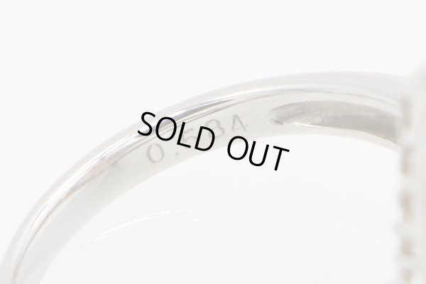 PT900 インペリアルトパーズダイアイリリング 2.896ct 0.584ct 6.50g　刻印(2)